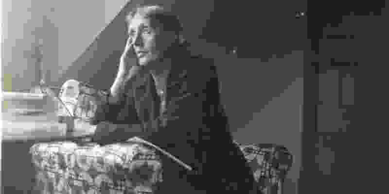 Virginia Woolf At Monks House